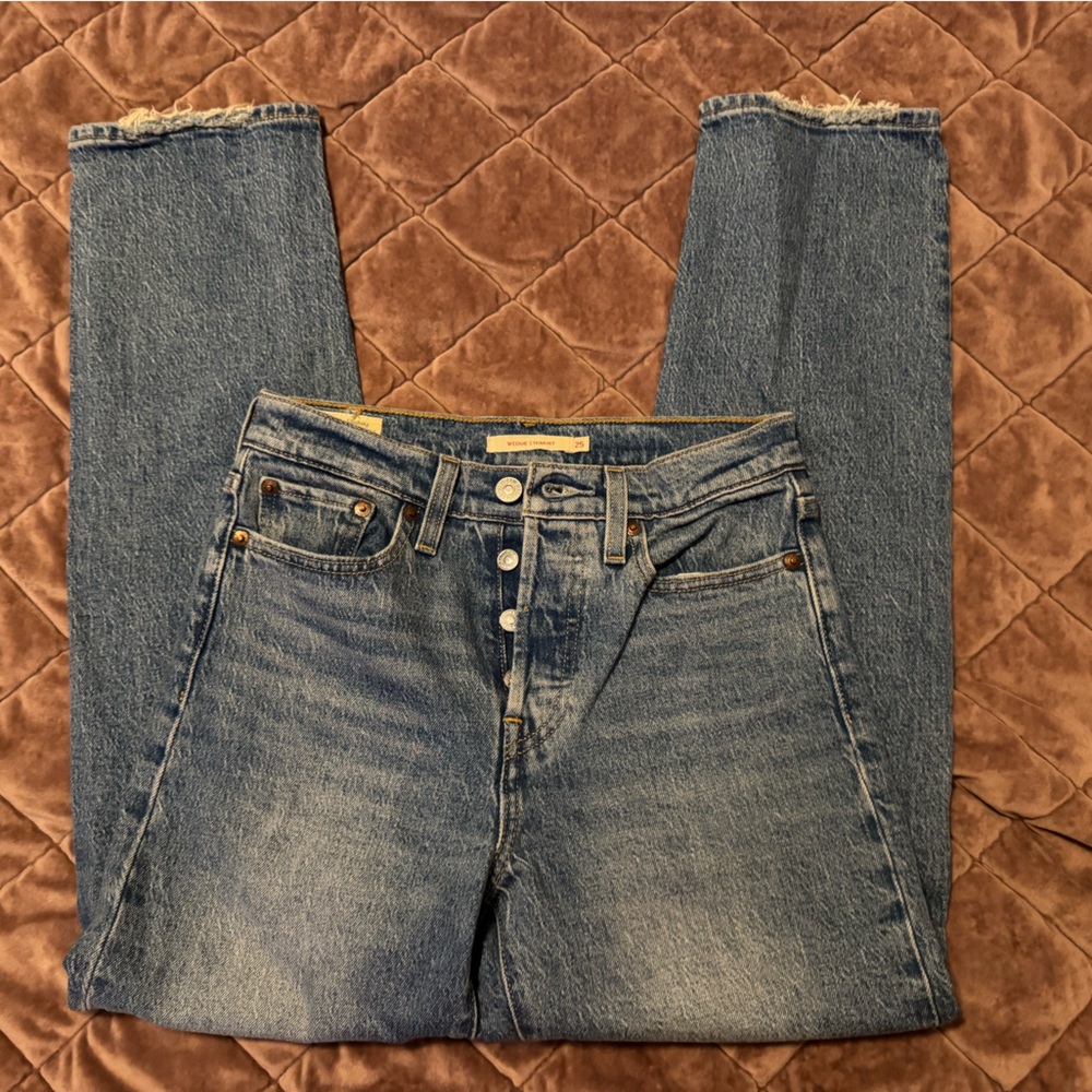 Levi's Classic Blue Jeans with Button Fly